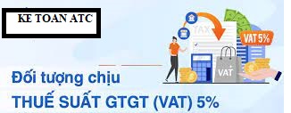 Trung tam ke toan tai thanh hoa Những đối tượng hàng hóa, dịch vụ nào chịu thuế suất 5% theo luật quy định, chúng ta cùng tìm hiểu ngay nhé!