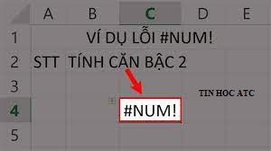 Hoc tin hoc o thanh hoa Khi trong bảng tính xuất hiện lỗi #NUM!, bạn không biết ý nghĩa của lỗi đó và cách sửa như thế nào? Bạn đừng lo