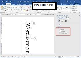 Hoc tin hoc van phong o Thanh Hoa Khi thiết kế văn bản hoặc tạo bảng, bạn muốn xoay ngang chữ? Tin học ATC xin giới thiệu bạn bacách sau nhé!