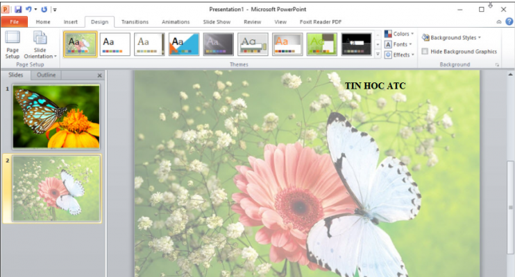 Hoc tin hoc van phong o Thanh Hoa Bạn cần làm mờ ảnh trong PowerPoint? Hoc tin hoc van phong o Thanh Hoa - ATC xin hướng dẫn bạn cách làm