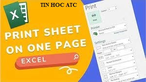 Hoc tin hoc o thanh hoa Khi excel không in hết trang phải xử lý như thế nào? Bài viết sau đây tin học ATC sẽ hướng dẫn bạn cách sửa nhé!