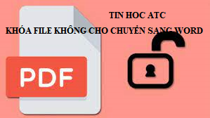 Hoc tin hoc o thanh hoa Bạn muốn bảo mật nội dung trong file PDF, không để cho người khác sao chép, chỉnh sửa? Bạn đang tìm cách 