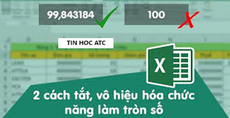 Học tin học văn phòng ở Thanh Hóa File excel của bạn tự động làm tròn số gây phiền toái cho bạn? Làm sao để khắc phục lỗi này? Mời bạn