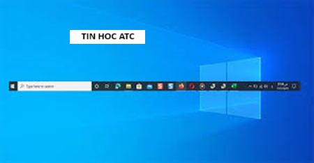 Hoc tin hoc o thanh hoa Bạn đang gặp tình trạng thanh taskbar không ẩn khi fullscreen, tin học ATC xin mách bạn cách làm sau: