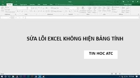 Học tin học thực hành ở thanh hóa Excel của bạn tự dưng lại không hiện bảng tính, bạn đang hoang mang không biết làm thế nào? Tin