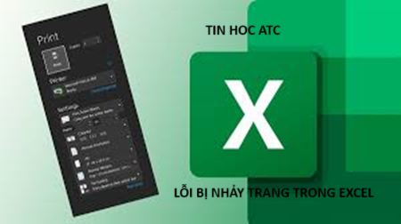 Trung tâm tin học ở thanh hóa Khi đang căn chỉnh để in bản excel ra giấy bạn gặp phải lỗi bị nhảy trang không mong muốn, tin học ATC